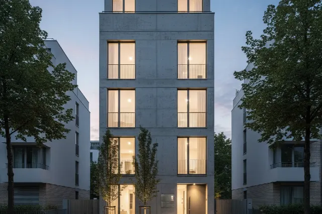 Berlin-Mitte – Concrete townhouse near Gendarmenmarkt